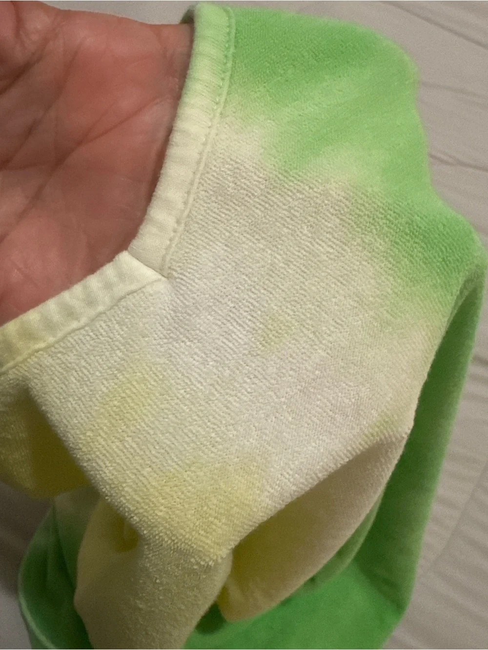 Old Navy Yellow & Green Tie-Dye Tank Dress